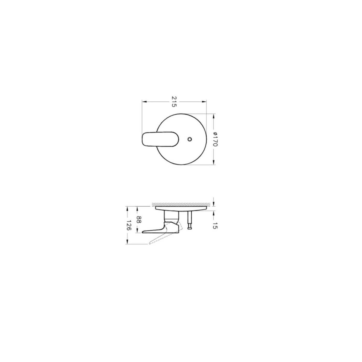 Bateria Wannowa Podtynkowa X-Line A42251EXP VITRA Bateria Wannowa Podtynkowa X-Line A42251EXP VITRA