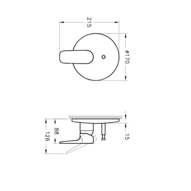 Bateria Wannowa Podtynkowa X-Line A42251EXP VITRA Bateria Wannowa Podtynkowa X-Line A42251EXP VITRA