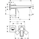 Bateria Umywalkowa Podtynkowa Metropol Chrom 74526000 Hansgrohe Bateria Umywalkowa Podtynkowa Metropol Chrom 74526000 Hansgrohe