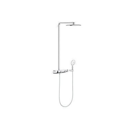 System Prysznicowy Z Termostatem Do Montażu Ściennego Rainshower System SmartControl Mono 360 Moon White 26361LS0 Grohe