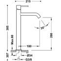 Bateria Umywalkowa XXL Study 26230801AC Tres Bateria Umywalkowa XXL Study 26230801AC Tres