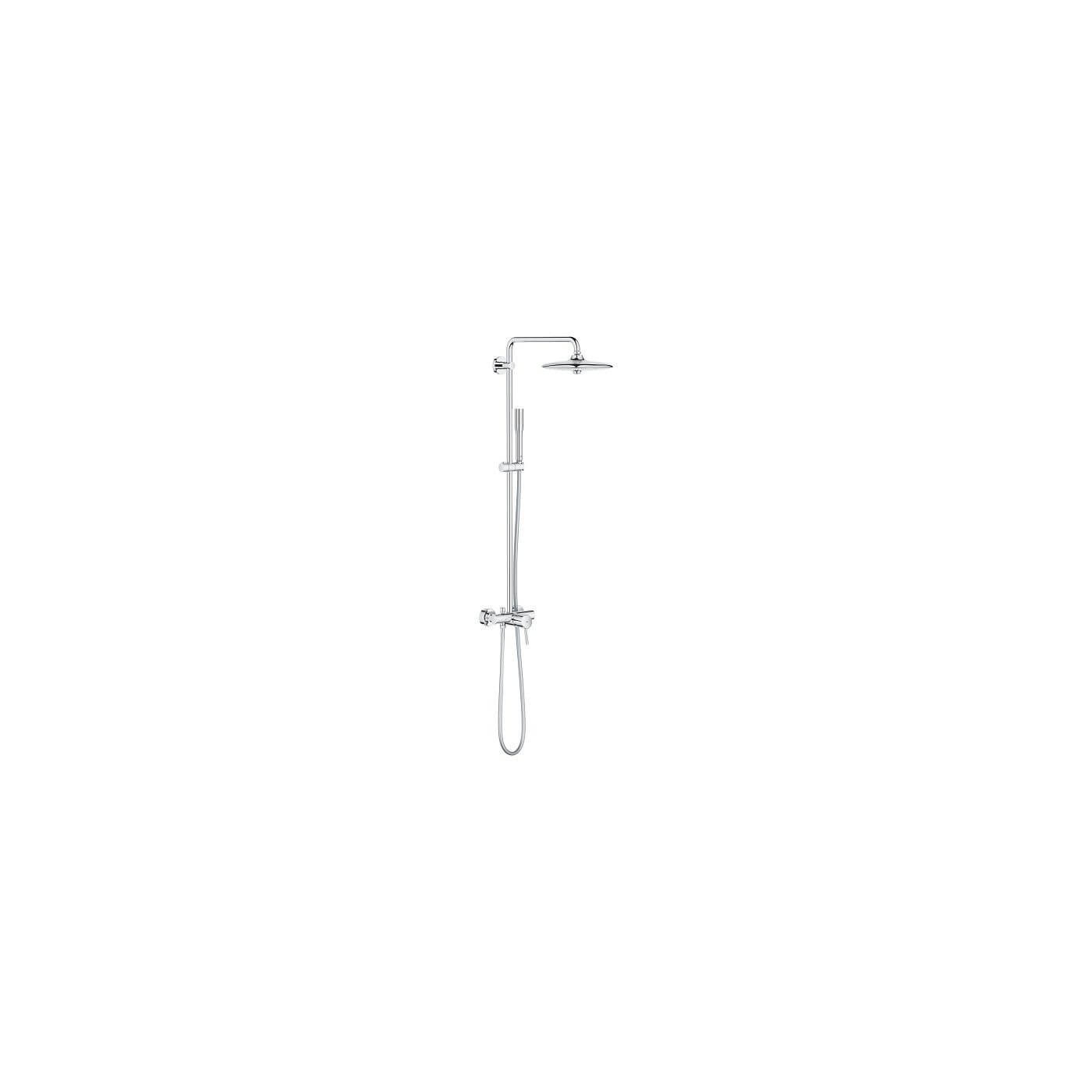 System Prysznicowy Z Jednouchwytową Baterią Ścienną Euphoria System 260 23061003 Grohe System Prysznicowy Z Jednouchwytową Baterią Ścienną Euphoria System 260 23061003 Grohe
