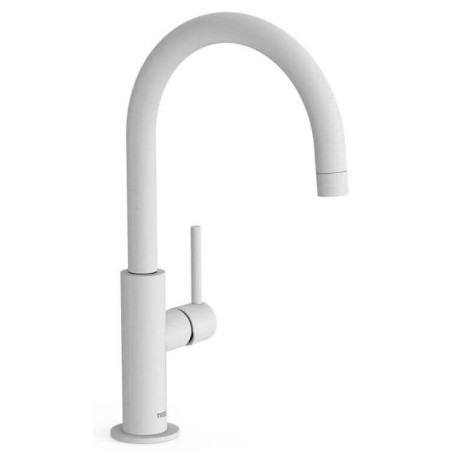 Wysoka Bateria Umywalkowa Study Biel Matowa 26290402BM Tres