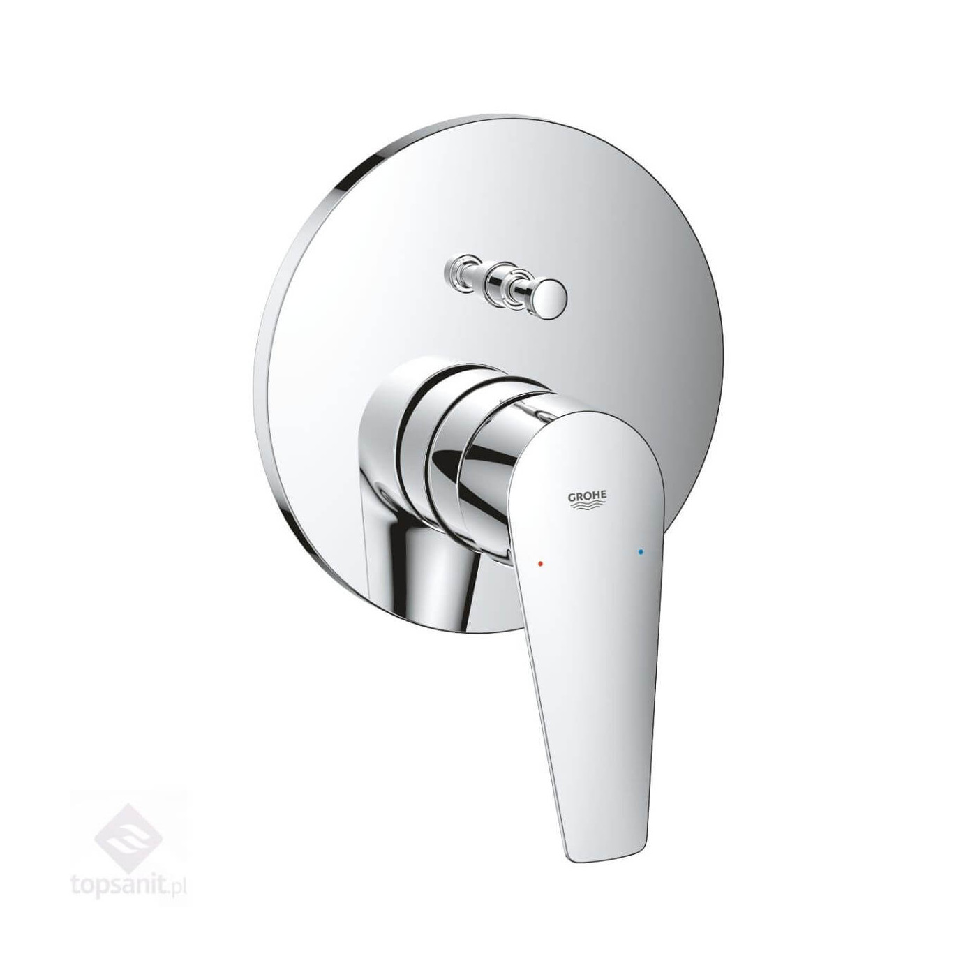 Bateria Do Obsługi Dwóch Wyjść Wody Bauedge Chrom 24162001 Grohe Bateria Do Obsługi Dwóch Wyjść Wody Bauedge Chrom 24162001 Grohe