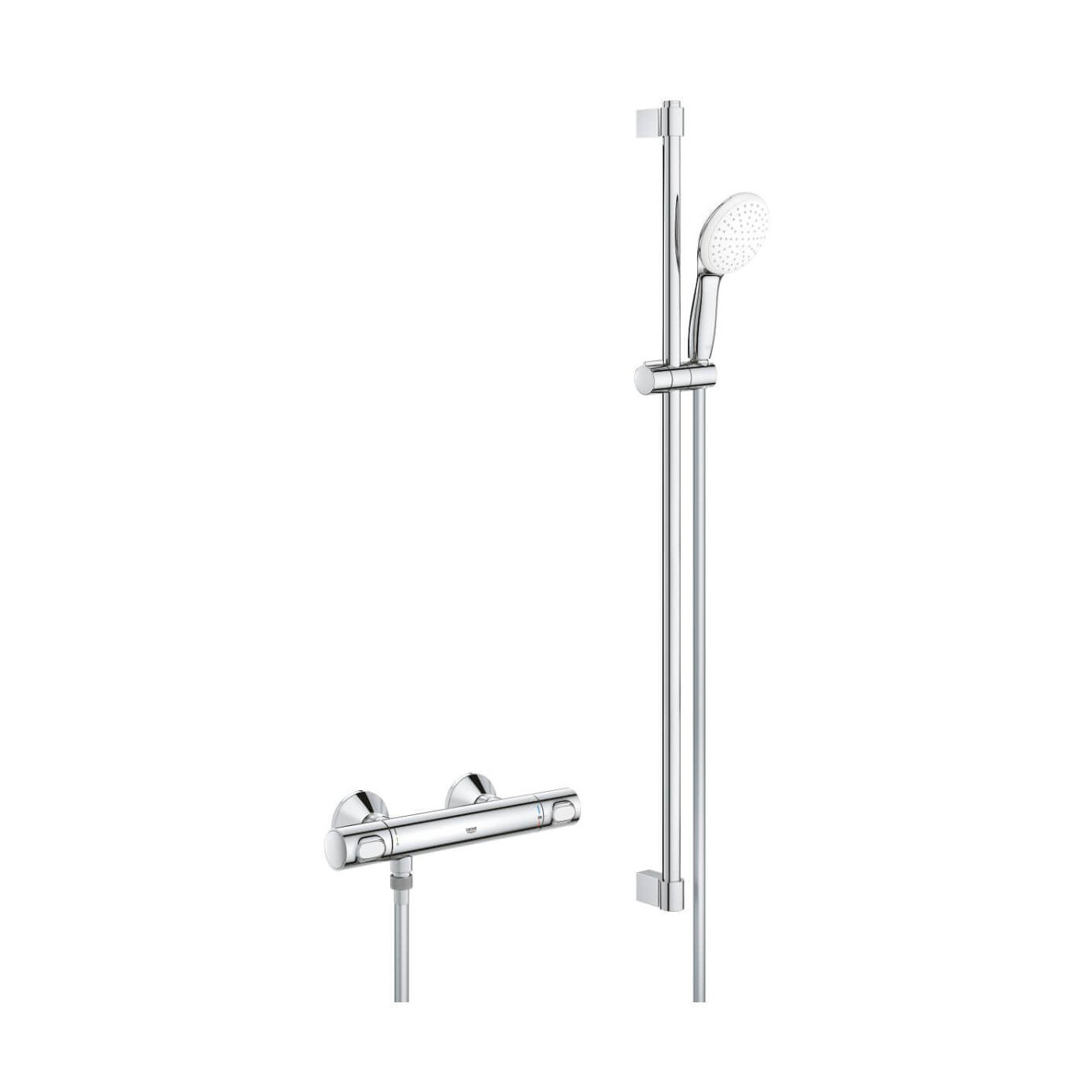 Bateria Prysznicowa Grohtherm 500 Chrom 34797001 Grohe Bateria Prysznicowa Grohtherm 500 Chrom 34797001 Grohe