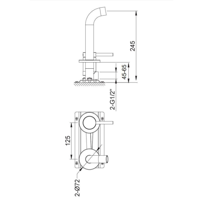 Bateria Umywalkowa AXEL QW180A Kohlman Bateria Umywalkowa AXEL QW180A Kohlman
