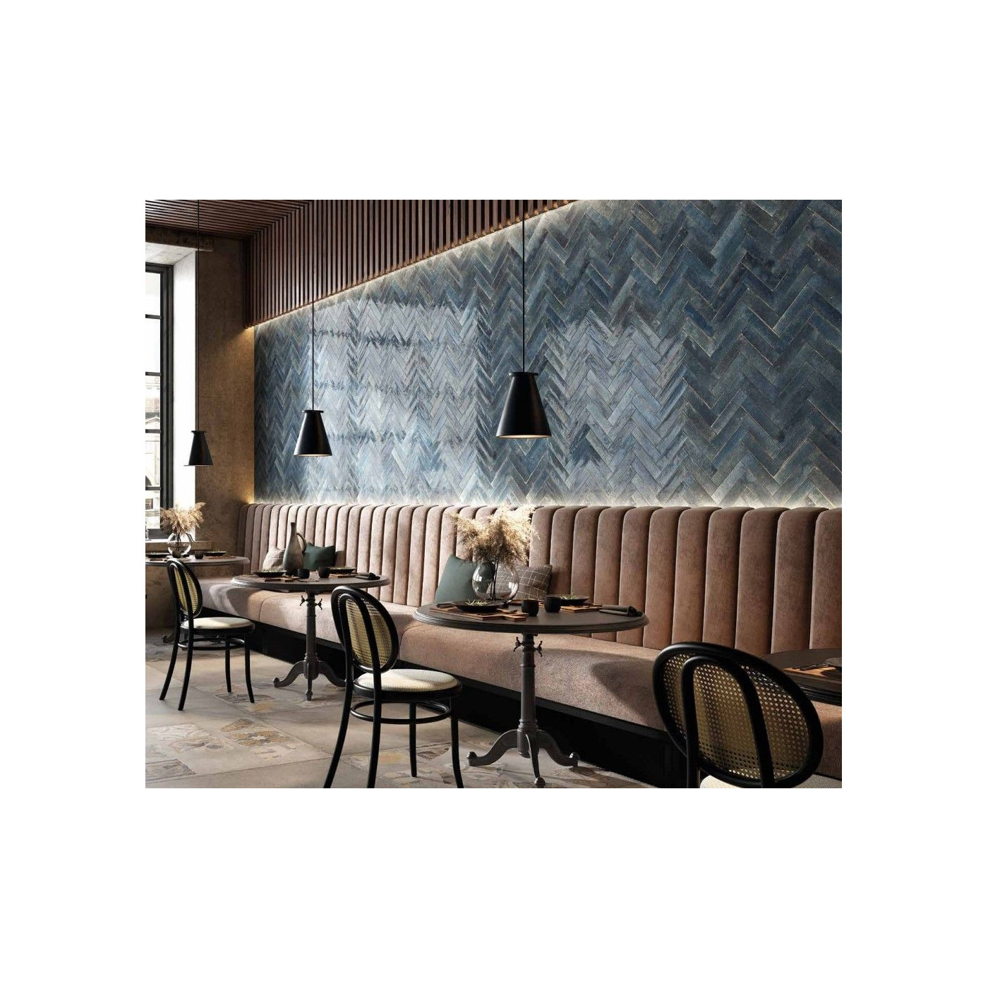 Płytka Podłogowa Soho Blu 6x25 J89522 Ceramica Rondine Płytka Podłogowa Soho Blu 6x25 J89522 Ceramica Rondine