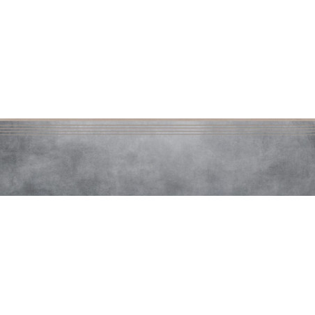 Stopnica Batista Steel Lappato 29,7x119,7 Cerrad