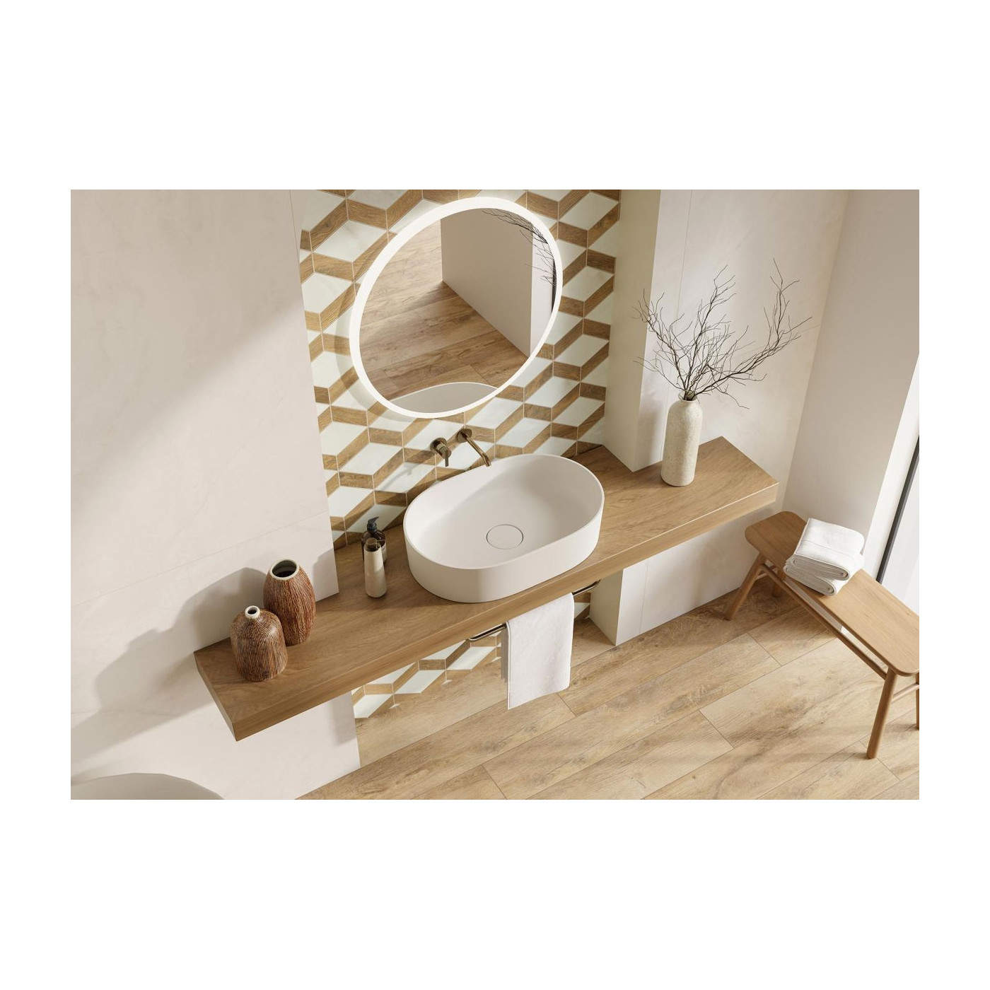 Mozaika Essence Diamond Mix 25,7x20,5 Cerrad x La Mania Home Mozaika Essence Diamond Mix 25,7x20,5 Cerrad x La Mania Home