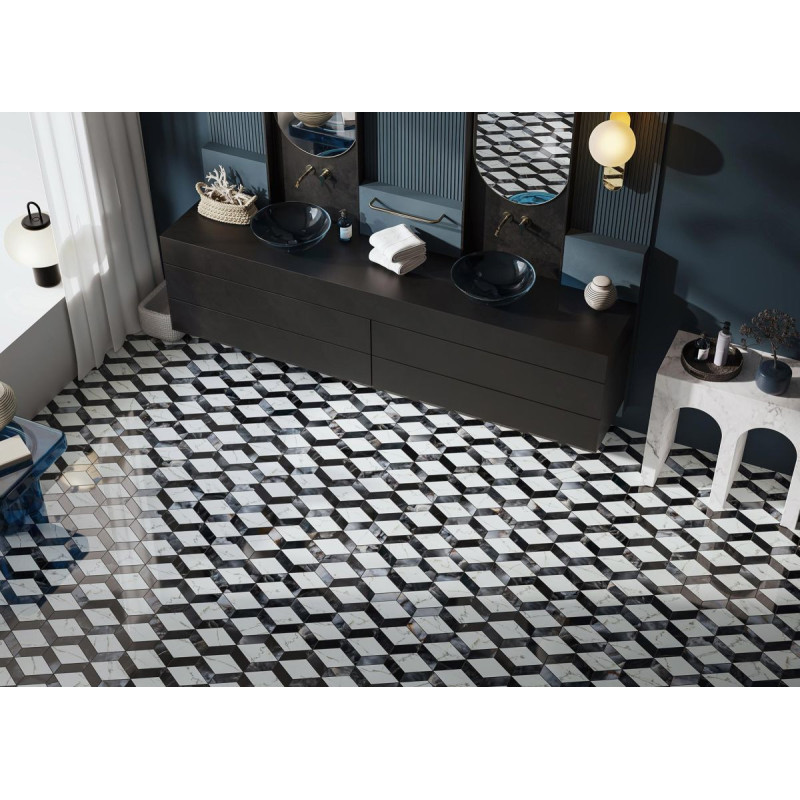 Mozaika Calmness Diamond Mix Poler 25,7x20,5 Cerrad x La Mania Home Mozaika Calmness Diamond Mix Poler 25,7x20,5 Cerrad x La Mania Home