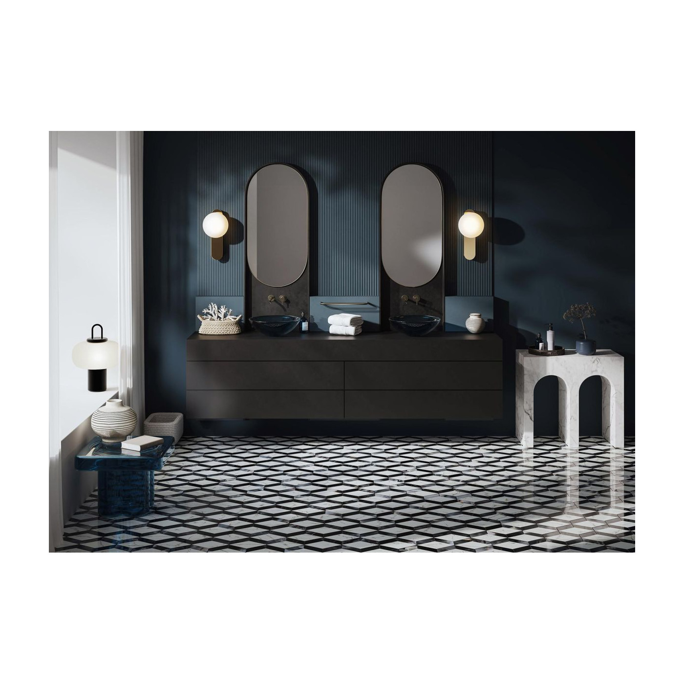 Mozaika Calmness Diamond Mix Poler 25,7x20,5 Cerrad x La Mania Home Mozaika Calmness Diamond Mix Poler 25,7x20,5 Cerrad x La Mania Home