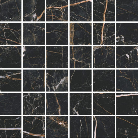 Mozaika Podłogowa Marquina Gold Polished Cerrad