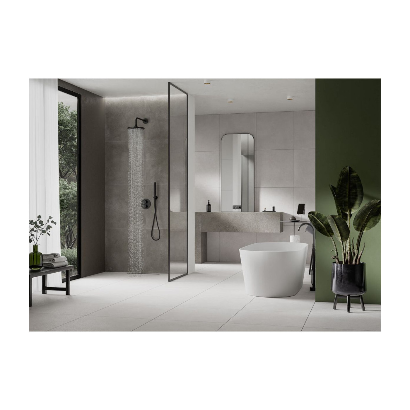 Płytka Podłogowa Modern Concrete Silver 59,7x59,7 Cerrad x La Mania Home Płytka Podłogowa Modern Concrete Silver 59,7x59,7 Cerrad x La Mania Home