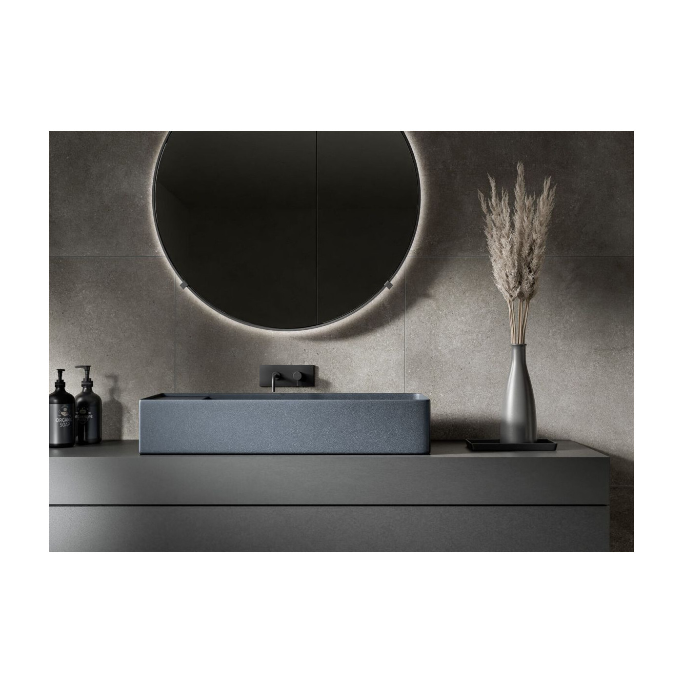 Płytka Podłogowa Modern Concrete Graphite Silky Cristal 59,7x59,7 Cerrad x La Mania Home Płytka Podłogowa Modern Concrete Graphite Silky Cristal 59,7x59,7 Cerrad x La Mania Home