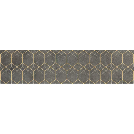 Płytka Gresowa Softcement Graphite Geo Polished 29,7x119,7 Cerrad