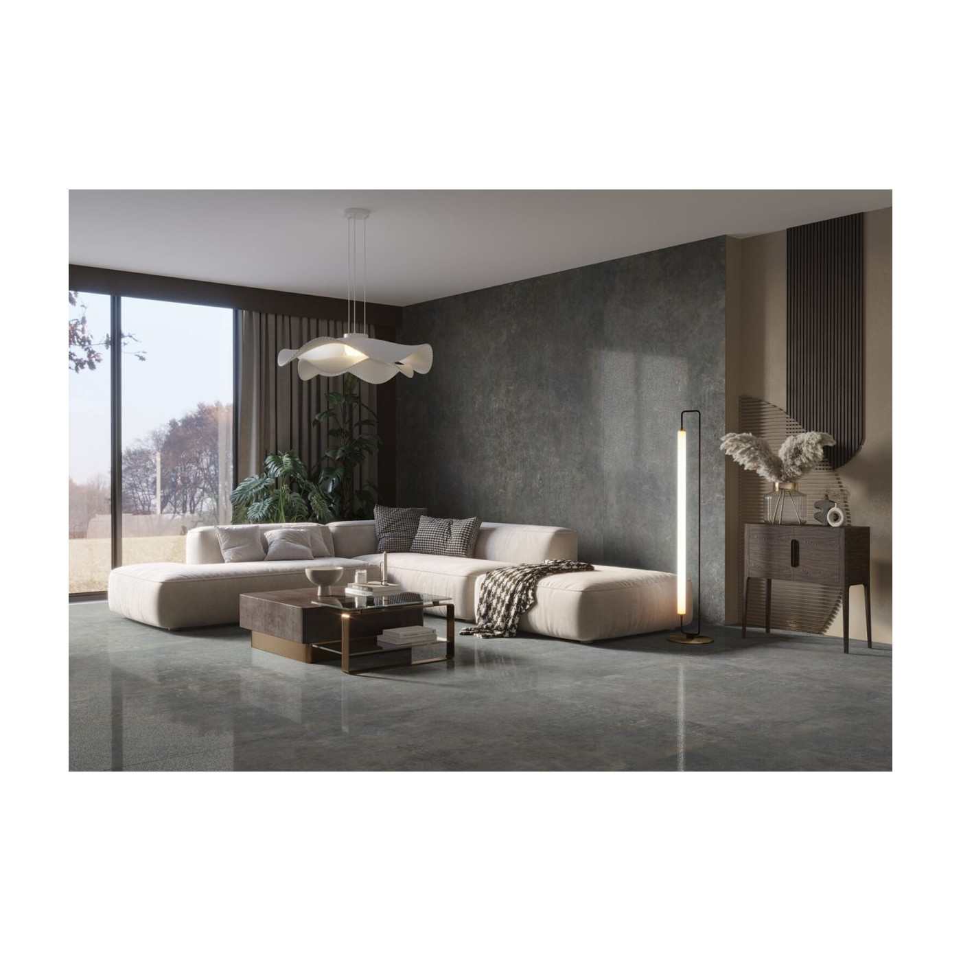 Płytka Podłogowa Textural Anthracite Silky Cristal 119,7x59,7 Cerrad Płytka Podłogowa Textural Anthracite Silky Cristal 119,7x59,7 Cerrad