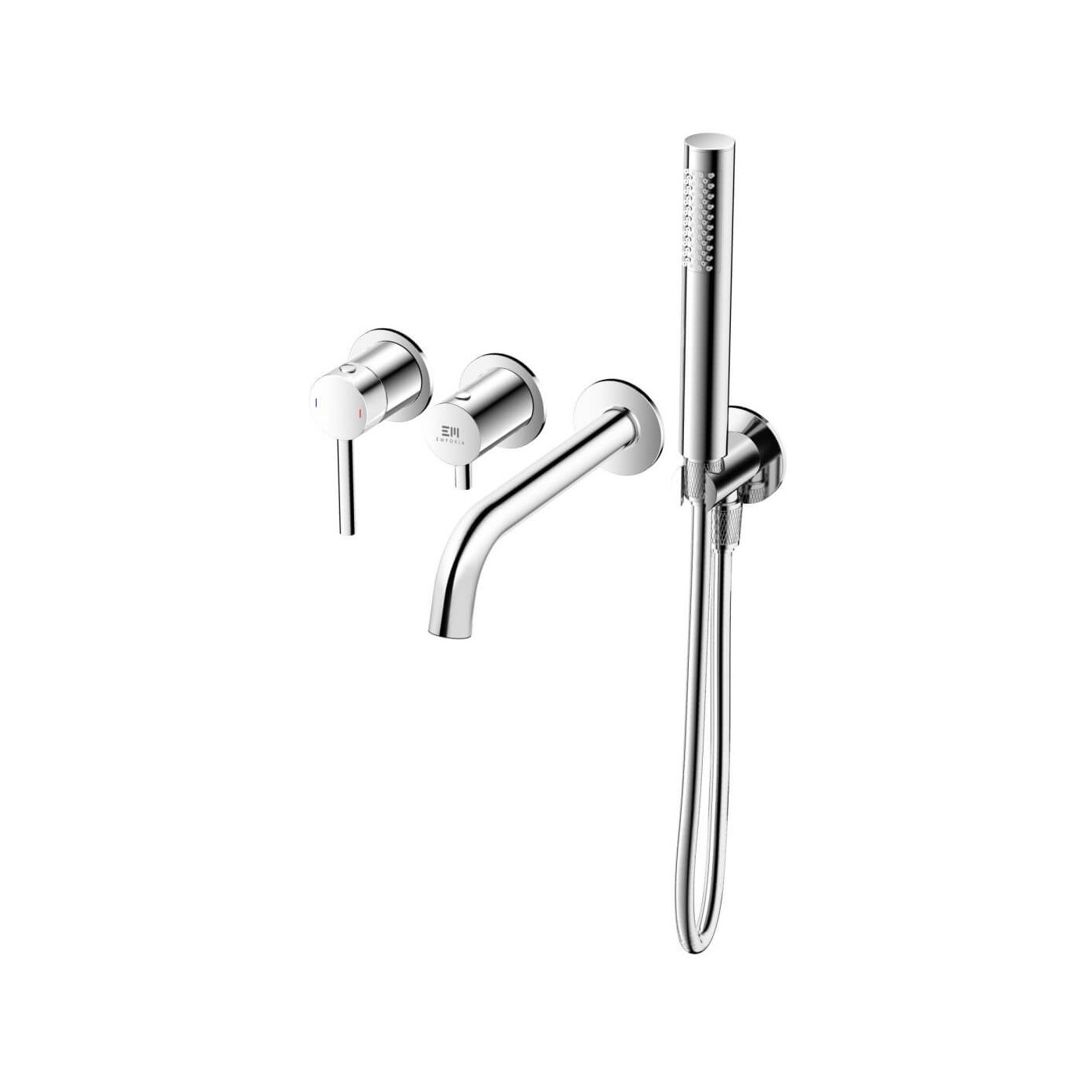 Bateria Wannowa Podtynkowa Fly 4-Otworowa Z Boxem I Zestawem Prysznicowym Chrom 03032CHR Emporia Bateria Wannowa Podtynkowa Fly 4-Otworowa Z Boxem I Zestawem Prysznicowym Chrom 03032CHR Emporia