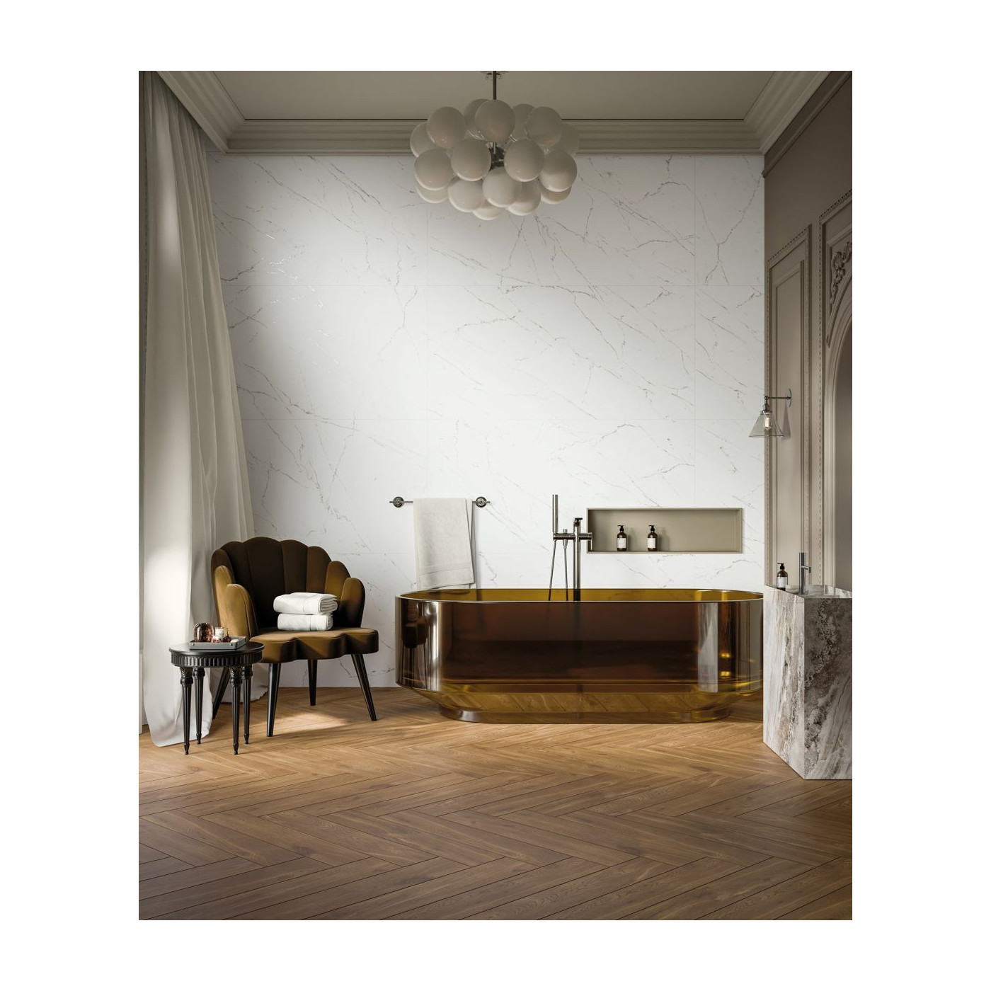 Płytka Podłogowa Calmness White 279,7x119,7 Cerrad x La Mania Home Płytka Podłogowa Calmness White 279,7x119,7 Cerrad x La Mania Home