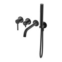 Bateria Wannowa Podtynkowa Fly 4-Otworowa Z Boxem I Zestawem Prysznicowym Czarny Mat 03032BM Emporia Bateria Wannowa Podtynkowa Fly 4-Otworowa Z Boxem I Zestawem Prysznicowym Czarny Mat 03032BM Emporia