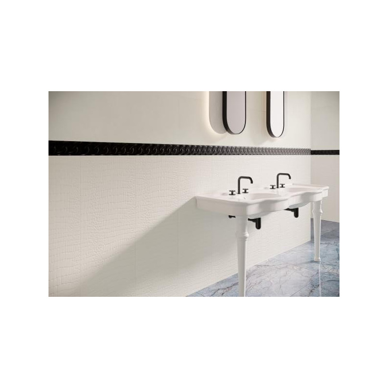 Listwa Fashion Spirit Black Struktura 39,8x4,5 Paradyż My Way Listwa Fashion Spirit Black Struktura 39,8x4,5 Paradyż My Way