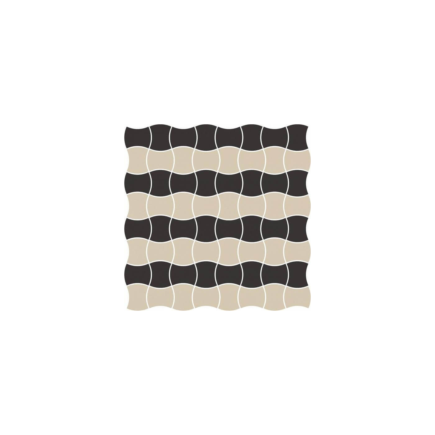 Mozaika Modernizm Nero Mix B 30,86x30,86 Paradyż Mozaika Modernizm Nero Mix B 30,86x30,86 Paradyż