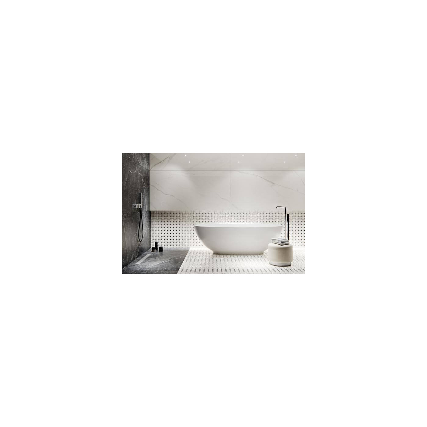 Mozaika Uniwersalna Bianco 26,6x26,6 Paradyż Mozaika Uniwersalna Bianco 26,6x26,6 Paradyż