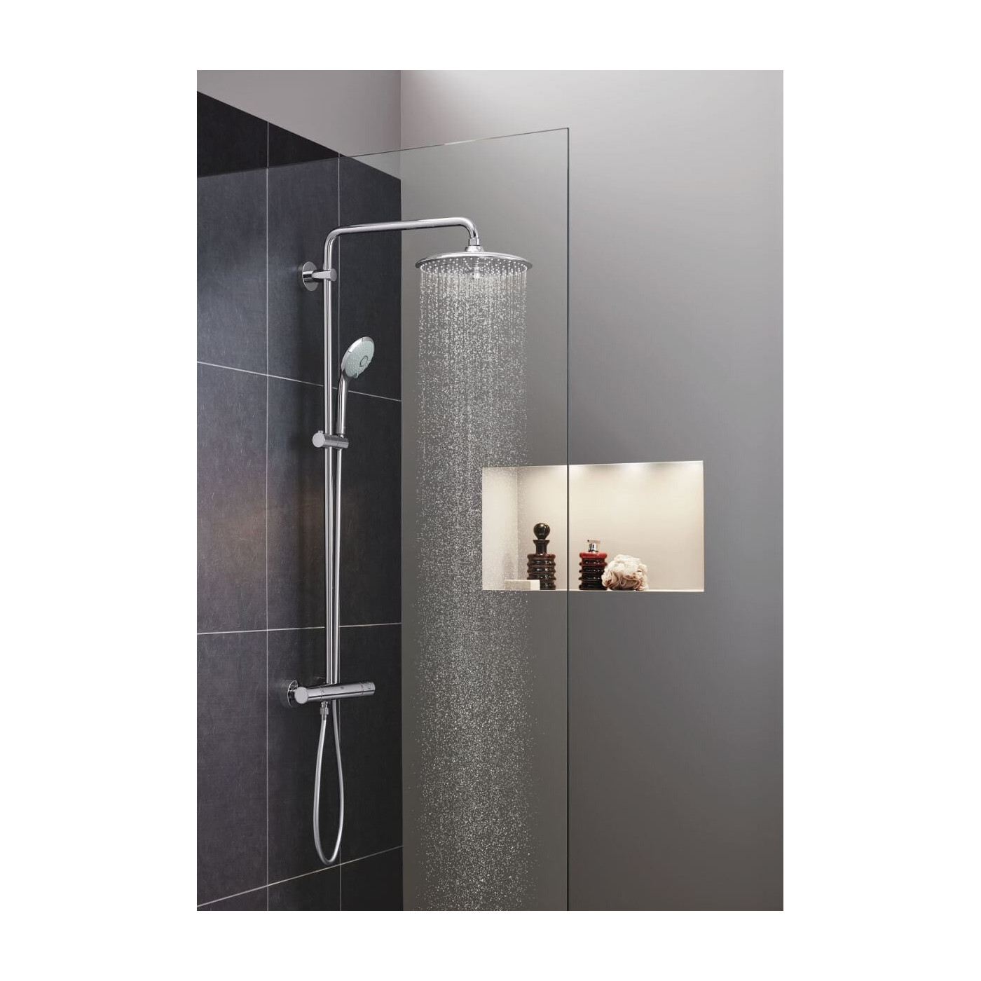 Zestaw Prysznicowy Euphoria System 260 27615002 Chrom Grohe Zestaw Prysznicowy Euphoria System 260 27615002 Chrom Grohe