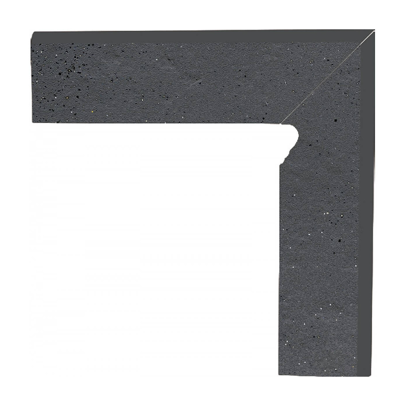 Cokół Schodowy Semir Grafit Prawy 30x8,1 Paradyż Cokół Schodowy Semir Grafit Prawy 30x8,1 Paradyż