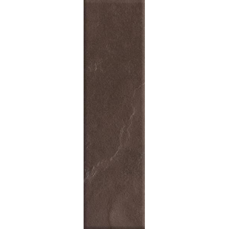 Płytka Elewacyjna Sundown Marrone Mat Struktura 24,5x6,6 Paradyż