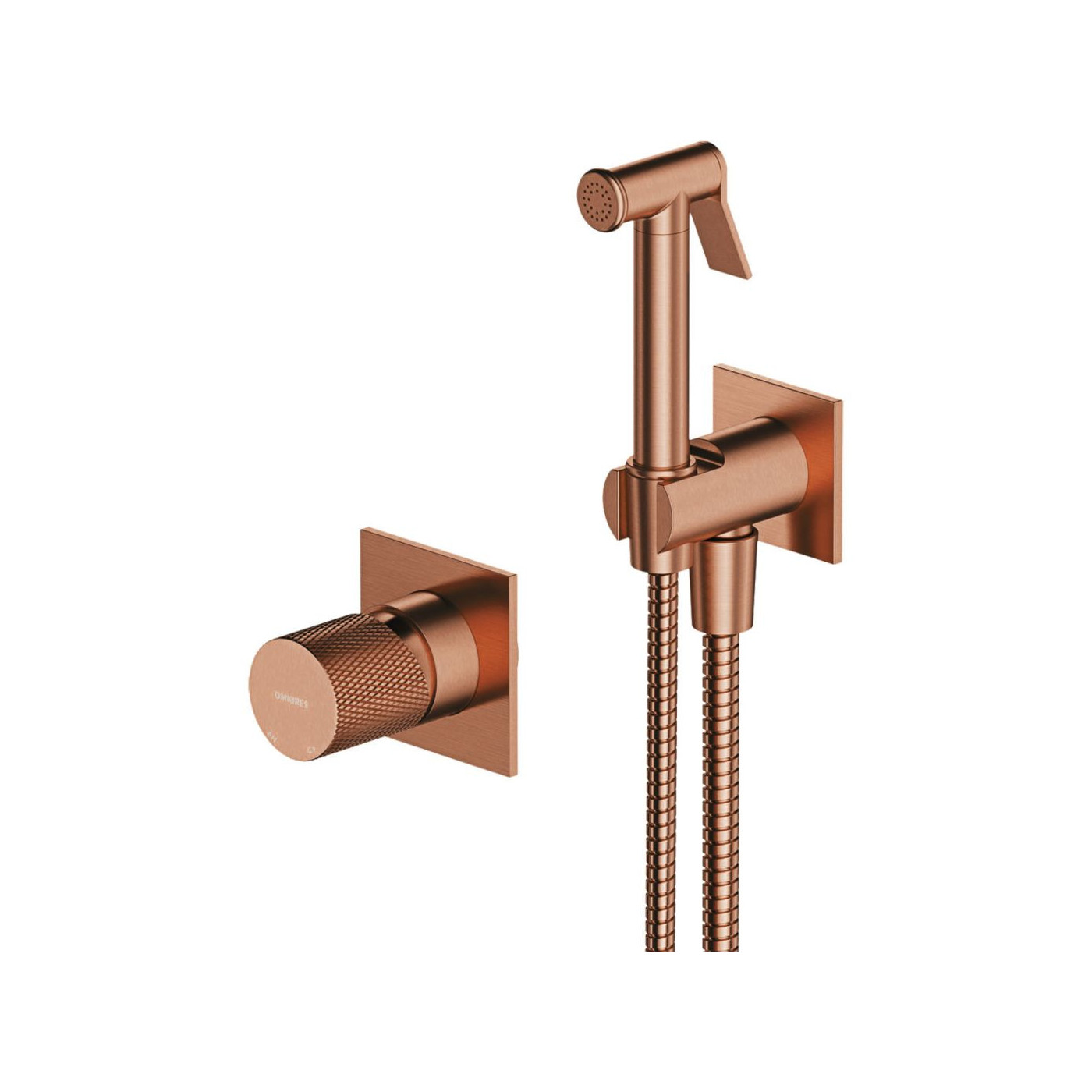 Zestaw Bidetowy Contour Miedź Szczotkowana SYSCTBI1CPB Omnires Zestaw Bidetowy Contour Miedź Szczotkowana SYSCTBI1CPB Omnires