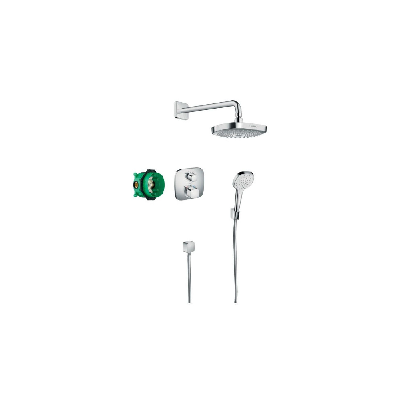 Podtynkowy Zestaw Prysznicowy Croma Select 27294000 Hansgrohe Podtynkowy Zestaw Prysznicowy Croma Select 27294000 Hansgrohe