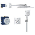 Zestaw Prysznicowy Grohtherm SmartControl Podtynkowy Z Deszczownicą Rainshower SmartActive 310 Cube 34864000 Grohe Zestaw Prysznicowy Grohtherm SmartControl Podtynkowy Z Deszczownicą Rainshower SmartActive 310 Cube 34864000 Grohe