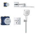 Zestaw Prysznicowy Grohtherm SmartControl Podtynkowy Z Deszczownicą Rainshower SmartActive 310 Cube 34864000 Grohe Zestaw Prysznicowy Grohtherm SmartControl Podtynkowy Z Deszczownicą Rainshower SmartActive 310 Cube 34864000 Grohe