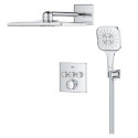 Zestaw Prysznicowy Grohtherm SmartControl Podtynkowy Z Deszczownicą Rainshower SmartActive 310 Cube 34864000 Grohe Zestaw Prysznicowy Grohtherm SmartControl Podtynkowy Z Deszczownicą Rainshower SmartActive 310 Cube 34864000 Grohe