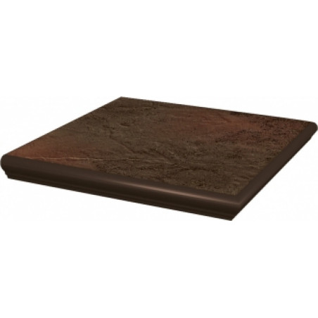 Semir Brown Stopnica Z Kapinosem Narożna 33x33