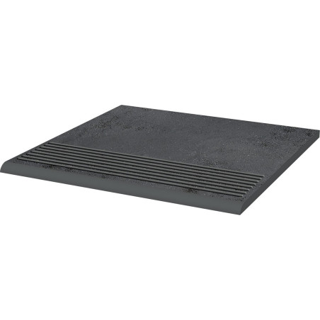 Semir Grafit Stopnica Ryflowana 30x30