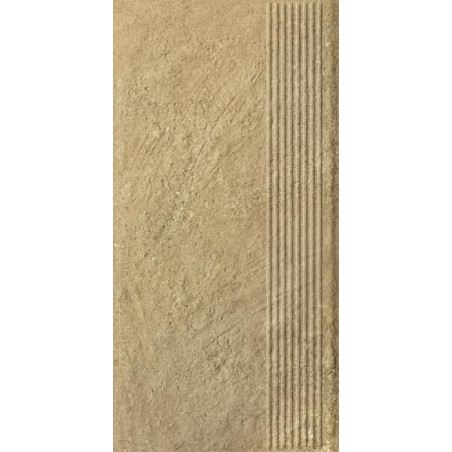 Stopnica Eremite Beige Mat Struktura 30x60 Paradyż