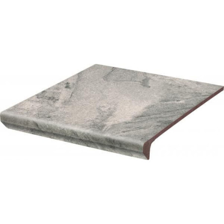 Stopnica Mattone Pietra Grafit Kapinos Struktura Mat 30x33 Paradyż