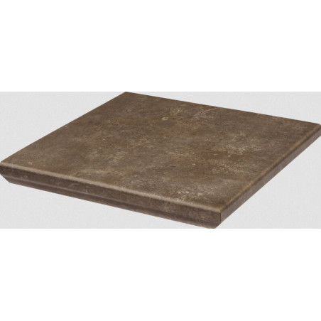 Stopnica Narożna Z Kapinosem Ilario Brown 33x33 Paradyż