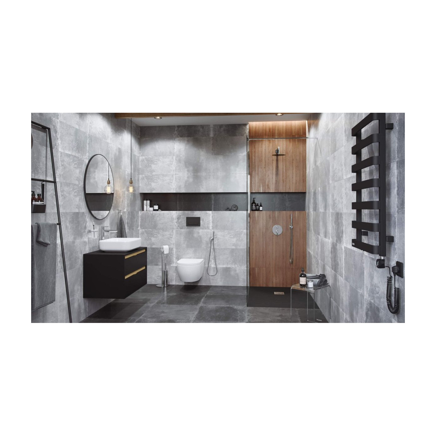 Zestaw Prysznicowo-Wannowy Podtynkowy 3 Funkcyjny Z Deszczownicą 25 cm Pi Biały Mat AREX.SET.1247WH Excellent Zestaw Prysznicowo-Wannowy Podtynkowy 3 Funkcyjny Z Deszczownicą 25 cm Pi Biały Mat AREX.SET.1247WH Excellent