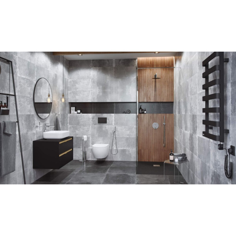 Zestaw Prysznicowo-Wannowy Podtynkowy 3 Funkcyjny Z Deszczownicą 25 cm Pi Biały Mat AREX.SET.1247WH Excellent Zestaw Prysznicowo-Wannowy Podtynkowy 3 Funkcyjny Z Deszczownicą 25 cm Pi Biały Mat AREX.SET.1247WH Excellent