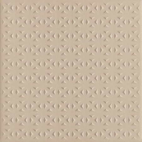 Płytka Bazo Beige Monokolor Mat Struktura 19,8x19,8x1,3 Paradyż