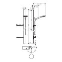 Zestaw Prysznicowy Raindance Select S 120 Szklany 1,5m 27646000 Hansgrohe Zestaw Prysznicowy Raindance Select S 120 Szklany 1,5m 27646000 Hansgrohe