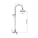 Zestaw Prysznicowy Praga Chrom 7507/1162 Trend Armatura Zestaw Prysznicowy Praga Chrom 7507/1162 Trend Armatura