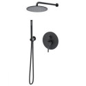 Zestaw Natryskowy Podtynkowy Z Deszczownicą 20 cm Futuro Czarny Mat 65ZES20/CZAR Giulini Giovanni Zestaw Natryskowy Podtynkowy Z Deszczownicą 20 cm Futuro Czarny Mat 65ZES20/CZAR Giulini Giovanni