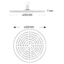 Zestaw Natryskowy Podtynkowy Z Deszczownicą 20 cm Futuro Czarny Mat 65ZES20/CZAR Giulini Giovanni Zestaw Natryskowy Podtynkowy Z Deszczownicą 20 cm Futuro Czarny Mat 65ZES20/CZAR Giulini Giovanni