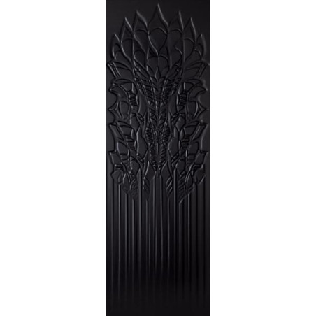 Płytka Ścienna Cold Princess Black Struktura 119,8x39,8 Paradyż My Way