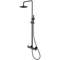 Zestaw Prysznicowy Axel Black QW276AB Kohlman Zestaw Prysznicowy Axel Black QW276AB Kohlman