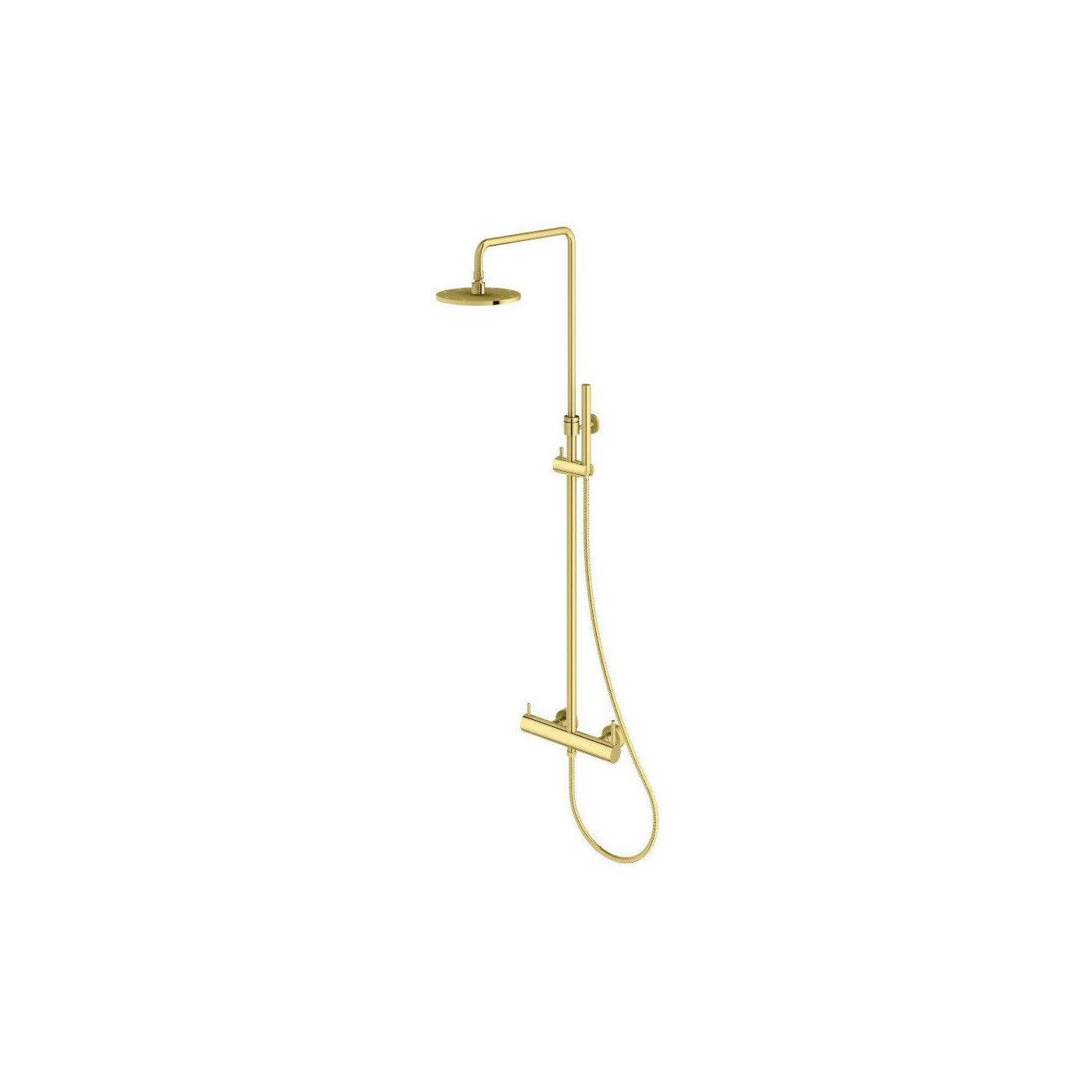 Zestaw Prysznicowy Axel Gold QW276AGD Kohlman Zestaw Prysznicowy Axel Gold QW276AGD Kohlman