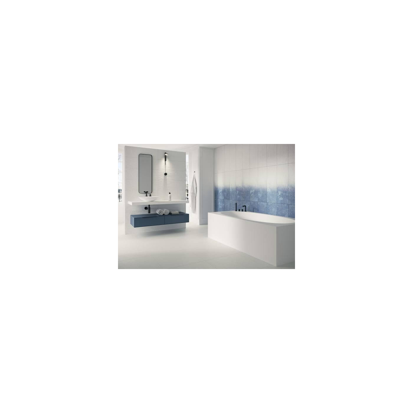 Płytka Nightwish Blue Tonal Struktura 25x75 Paradyż Płytka Nightwish Blue Tonal Struktura 25x75 Paradyż